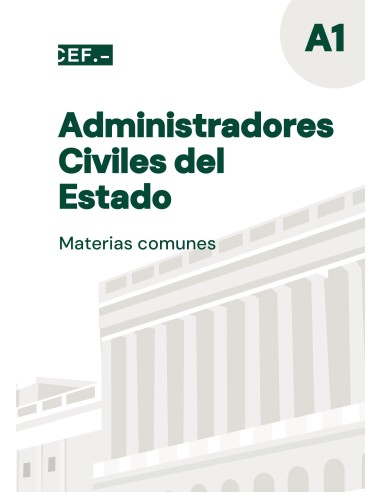 Administradores Civiles del Estado. Materias Comunes