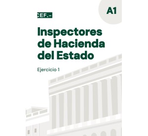 Inspectores de Hacienda del Estado. Ejercicio 1
