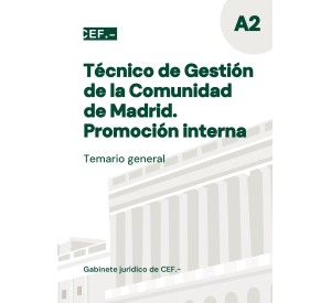 Temario Técnico de Gestión de la Comunidad de Madrid. Promoción interna. Temario general | Oposiciones