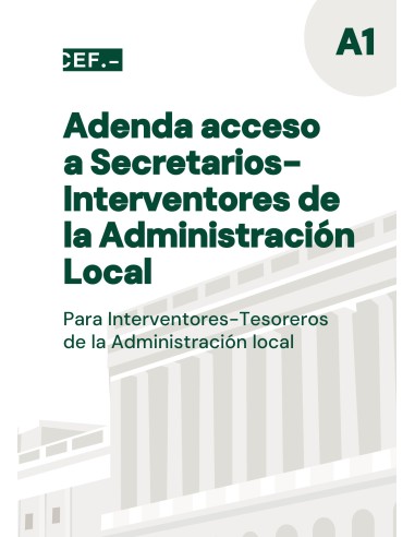 Adenda acceso a Secretarios-Interventores para Interventores-Tesoreros de la Administración Local