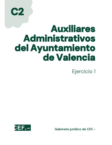 Auxiliares Administrativos del Ayuntamiento de Valencia