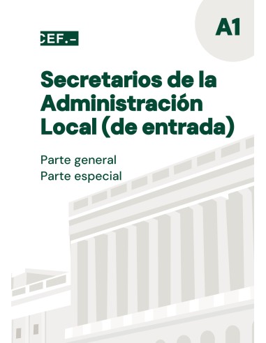 Temario Secretarios de la Administración Local (de entrada) | Oposiciones