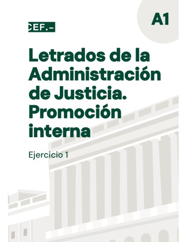 Temario Letrados de la Administración de Justicia. Ejercicio 1. Promoción interna | Oposiciones