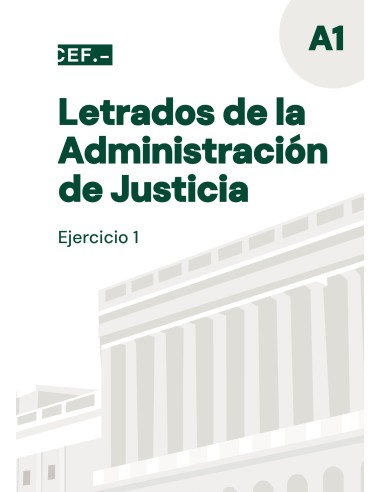 Temario Letrados de la Administración de Justicia. Ejercicio 1 | Oposiciones
