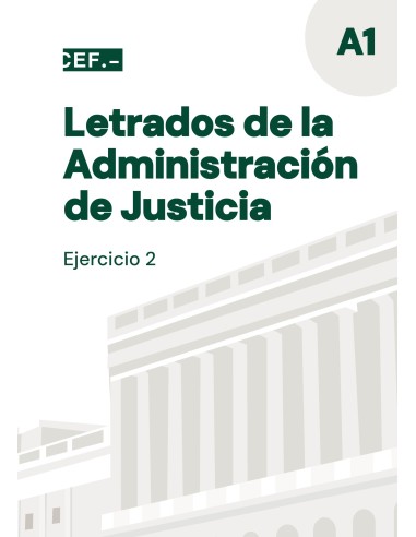 Temario Letrados de la Administración de Justicia. Ejercicio 2 | Oposiciones