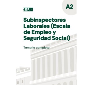 Temario Subinspectores Laborales (Empleo y Seguridad Social) | Oposiciones