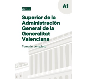 Temario Superior de la Administración General de la Generalitat Valenciana | Oposiciones