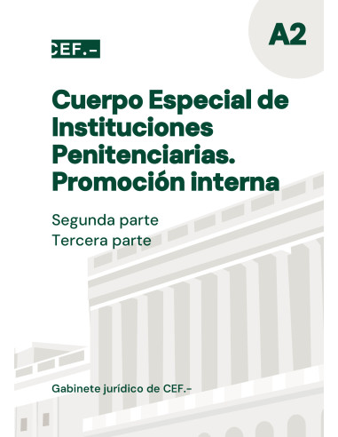 Cuerpo Especial de Instituciones Penitenciarias. Promoción interna
