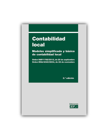 Contabilidad local. Modelos simplificado y básico de contabilidad local