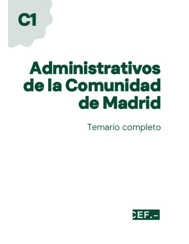 Temario Administrativos de la Comunidad de Madrid | Oposiciones