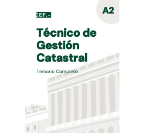 Portada temario digital Técnico de Gestión Catastral