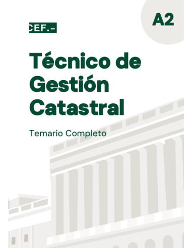 Portada temario digital Técnico de Gestión Catastral