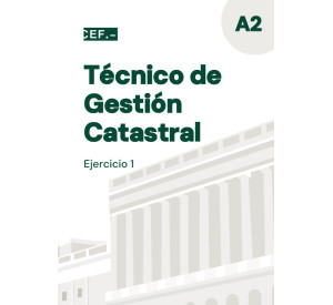 Portada temario digital Técnico de Gestión Catastral. Ejercicio 1